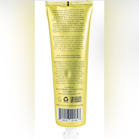 Sun & Moon Glisten and Glow Facial Gel Enzyme Scrub - Picture 2 of 3